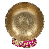 [old], Buddhist [real Antique] Hand Beaten [jambati] Singing Bowl, [select Accessories]