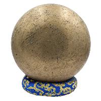[old], Buddhist [real Antique] Hand Beaten [jambati] Singing Bowl, [select Accessories]