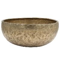 [old], Buddhist [real Antique] Hand Beaten [jambati] Singing Bowl, [select Accessories]