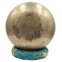 [old], Buddhist [real Antique] Hand Beaten [jambati] Singing Bowl, [select Accessories]