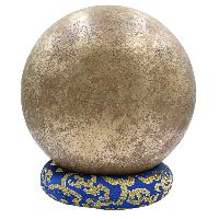 [old], Buddhist [real Antique] Hand Beaten [jambati] Singing Bowl, [select Accessories]