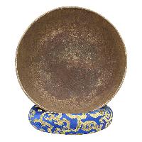 [old], Buddhist [real Antique] Hand Beaten [jambati] Singing Bowl, [select Accessories]
