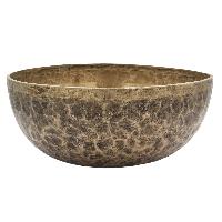 [old], Buddhist [real Antique] Hand Beaten [jambati] Singing Bowl, [select Accessories]