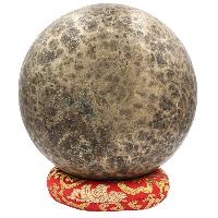 [old], Buddhist [real Antique] Hand Beaten [jambati] Singing Bowl, [select Accessories]