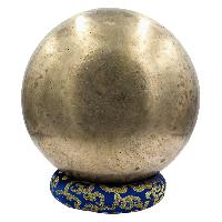 [old], Buddhist [real Antique] Hand Beaten [jambati] Singing Bowl, [select Accessories]
