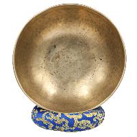 [old], Buddhist [real Antique] Hand Beaten [jambati] Singing Bowl, [select Accessories]