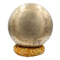 [old], Buddhist [real Antique] Hand Beaten [jambati] Singing Bowl, [select Accessories]