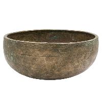 [old], Buddhist [real Antique] Hand Beaten [jambati] Singing Bowl, [select Accessories]
