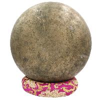 [old], Buddhist [real Antique] Hand Beaten [jambati] Singing Bowl, [select Accessories]