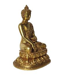Tibetan Buddhist Statue Of Shakyamuni Buddha, [full Gold Plated]