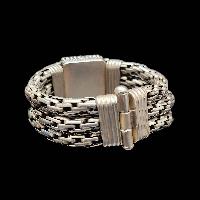 Metal Bracelet With [stone Setting], Turquoise