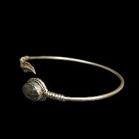 Sterling Silver Bracelet With [stone Setting], [free Size]