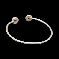 Sterling Silver Bracelet With [stone Setting], [free Size], Turquise