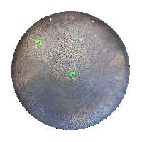 Tibetan [handmade] Gong With [eight Stupa] Design, Mandala Design, Wind Gong, Flat Gong