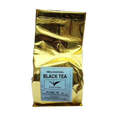 [himalayan Pearl] Black Tea, Product Of Nepal, Eco Silver Foil Bag