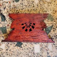 Traditional Newari Wooden Hand Carved Windows, [natural Wood], With Peacock Design