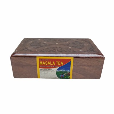 Best Quality Masala Tea, [used For Both Milk And Black Tea], Product Of Nepal, Gift Pack Designer Wooden Box