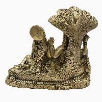 Nepali Statue Of Narayan And Laxmi, [sand Casting]