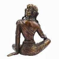 Nepali Statue Of Parvati, [sand Casting], [chocolate Oxidized]