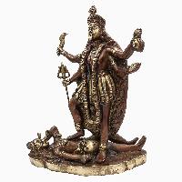 Nepali Statue Of Kali, [sand Casting], [chocolate Oxidized]