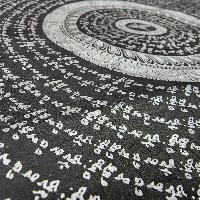 Buddhist Tibetan Thangka Of Mantra Mandala, [hand Painted]