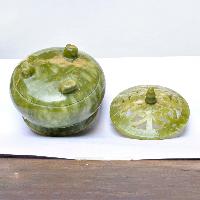 Buddhist Incense Burner, [jade Stone], [makal, Maka, Incense Burner]