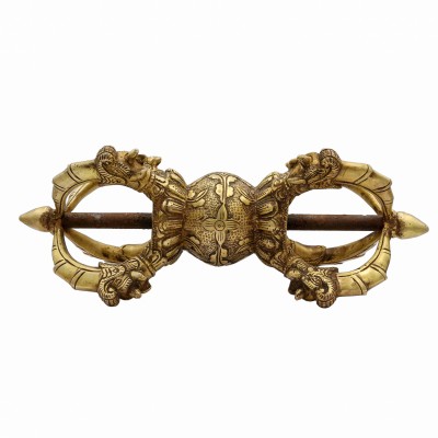 Buddhist Ritual Item Dorje, [vajra]
 [sand Casting], Glossy Finishing