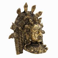 Buddhist Statue Of Akash Bhairav, [sand Casting], Glossy Finishing
