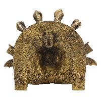 Buddhist Statue Of Akash Bhairav, [sand Casting], Glossy Finishing