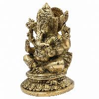 Buddhist Statue Of Ganesh, [sand Casting], Glossy Finishing