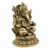 Buddhist Statue Of Ganesh, [sand Casting], Glossy Finishing