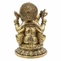 Buddhist Statue Of Ganesh, [sand Casting], Glossy Finishing