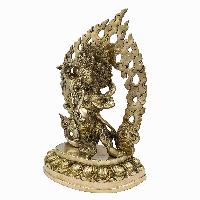 Buddhist Statue Of Vajrapani [chana Dorje], [chana Dorje], [sand Casting], Glossy Finishing