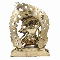 Buddhist Statue Of Vajrapani [chana Dorje], [chana Dorje], [sand Casting], Glossy Finishing