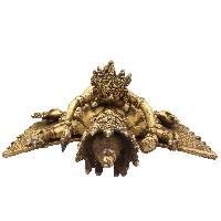 Buddhist Handmade Statue Of Phurba, [sand Casting], Vajrakilaya - Dorje Phurba With Consort [shakti], Yab-yum