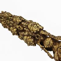 Buddhist Metal Phurba, 10 Head Phruba, Vajrakilaya - Dorje Phurba