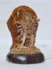 Tibetan Hand Carved Animal Bone Stamp [tibetan Seal] With Chakrasamvara Carved, [remakable]