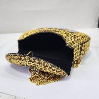 Nepali Handmade Big Ladies Bag With [stone Setting], [metal]