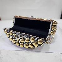 Nepali Handmade Big Ladies Bag With [stone Setting], [metal]
