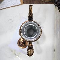 Tibetan Tea And Water Offering Vessel Water Pot, [antique Finishing]