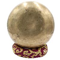 [old], Buddhist [real Antique] Hand Beaten [kopre] Singing Bowl, [select Accessories]