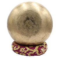 [old], Buddhist [real Antique] Hand Beaten [kopre] Singing Bowl, [select Accessories]