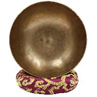 [old], Buddhist [real Antique] Hand Beaten [kopre] Singing Bowl, [select Accessories]