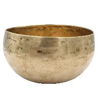 [old], Buddhist [real Antique] Hand Beaten [kopre] Singing Bowl, [select Accessories]