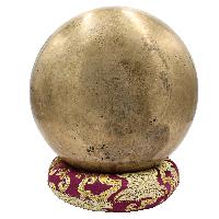 [old], Buddhist [real Antique] Hand Beaten [kopre] Singing Bowl, [select Accessories]