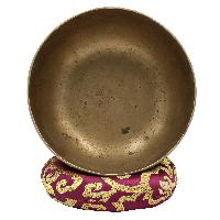 [old], Buddhist [real Antique] Hand Beaten [kopre] Singing Bowl, [select Accessories]