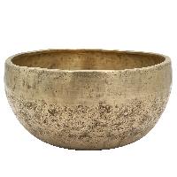 [old], Buddhist [real Antique] Hand Beaten [kopre] Singing Bowl, [select Accessories]