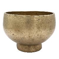 [old], Buddhist [real Antique] Hand Beaten [stand Naga] Singing Bowl, [select Accessories]