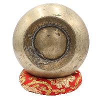 [old], Buddhist [real Antique] Hand Beaten [stand Naga] Singing Bowl, [select Accessories]