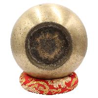 [old], Buddhist [real Antique] Hand Beaten [stand Naga] Singing Bowl